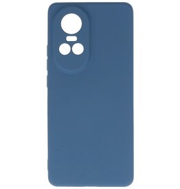 Modische farbige TPU-Hülle für Oppo Reno 10 5G – 10 Pro 5G, Marineblau