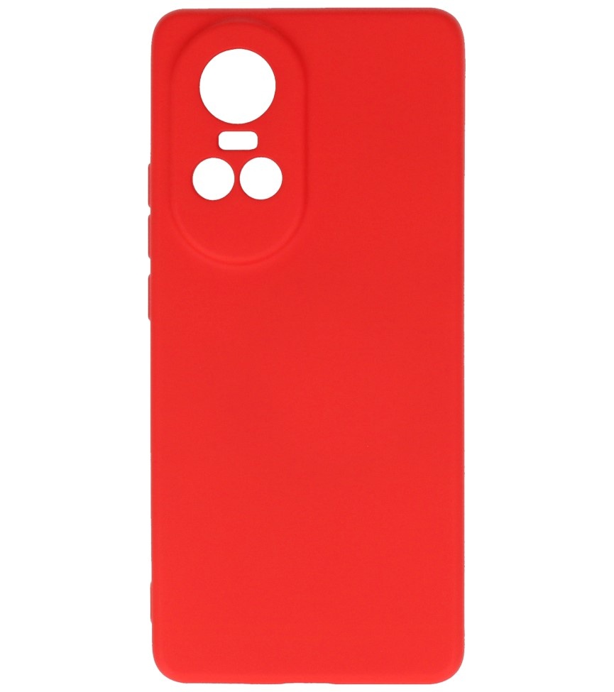 Fashion Color TPU Case Oppo Reno 10 5G - 10 Pro 5G Red