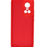Fashion Color TPU-etui Oppo Reno 10 5G - 10 Pro 5G Rød