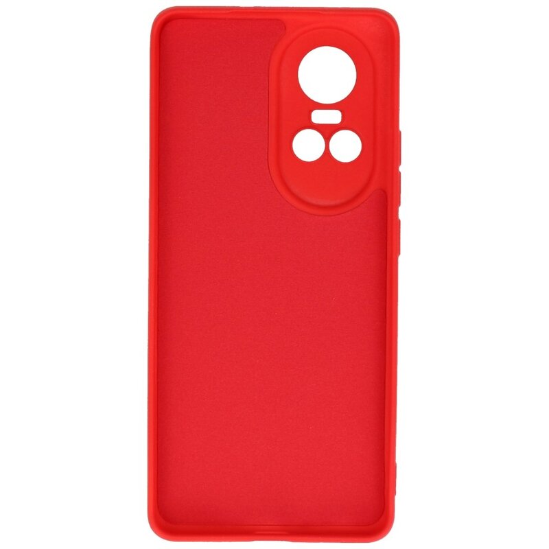 Fashion Color TPU-etui Oppo Reno 10 5G - 10 Pro 5G Rød