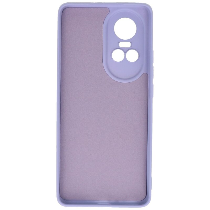 Funda de TPU de color de moda Oppo Reno 10 5G - 10 Pro 5G Púrpura