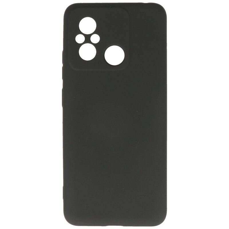 Fashion Color TPU Hülle Xiaomi Redmi 12C Schwarz