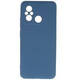 Modische farbige TPU-Hülle für Xiaomi Redmi 12C, Marineblau