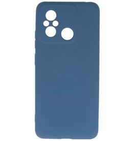 Modische farbige TPU-Hülle für Xiaomi Redmi 12C, Marineblau