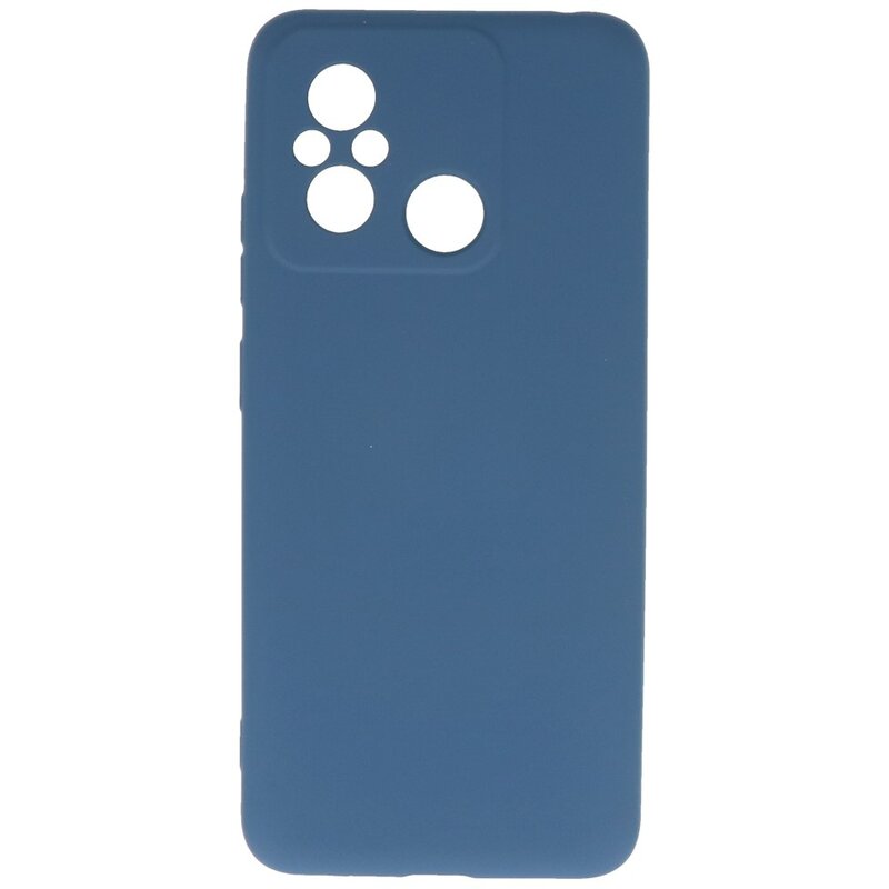 Modische farbige TPU-Hülle für Xiaomi Redmi 12C, Marineblau