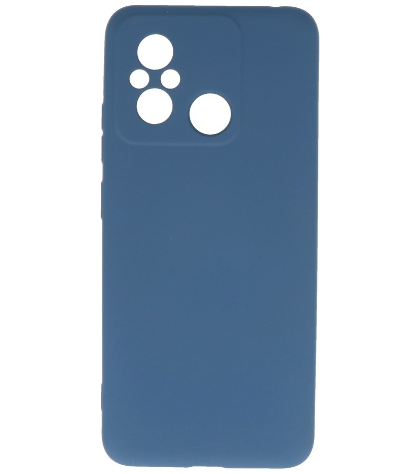 Fashion Color TPU Hoesje Xiaomi Redmi 12C Navy