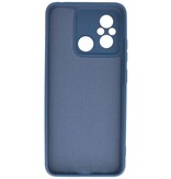 Modische farbige TPU-Hülle für Xiaomi Redmi 12C, Marineblau