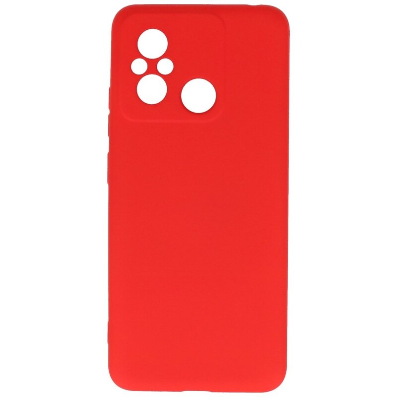 Fashion Color TPU Hülle Xiaomi Redmi 12C Rot