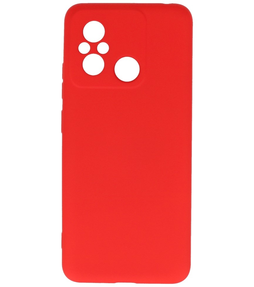 Fashion Color TPU Hoesje Xiaomi Redmi 12C Rood