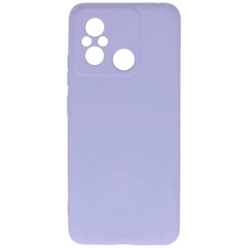 Fashion Color TPU Hülle Xiaomi Redmi 12C Lila