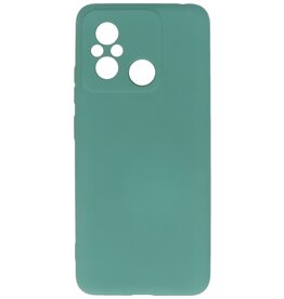 Fashion Color TPU Hülle Xiaomi Redmi 12C Dunkelgrün