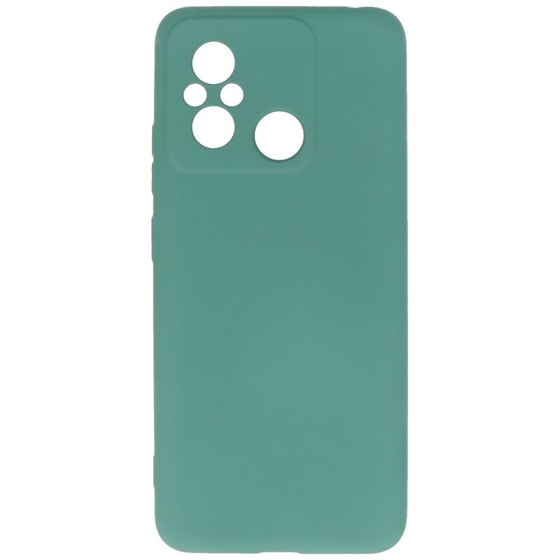 Fashion Color TPU Hülle Xiaomi Redmi 12C Dunkelgrün