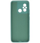 Fashion Color TPU Hülle Xiaomi Redmi 12C Dunkelgrün