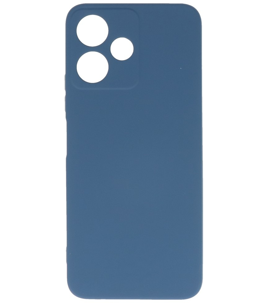 Custodia in TPU colorata alla moda Xiaomi Redmi 12 - 12 5G Blu scuro