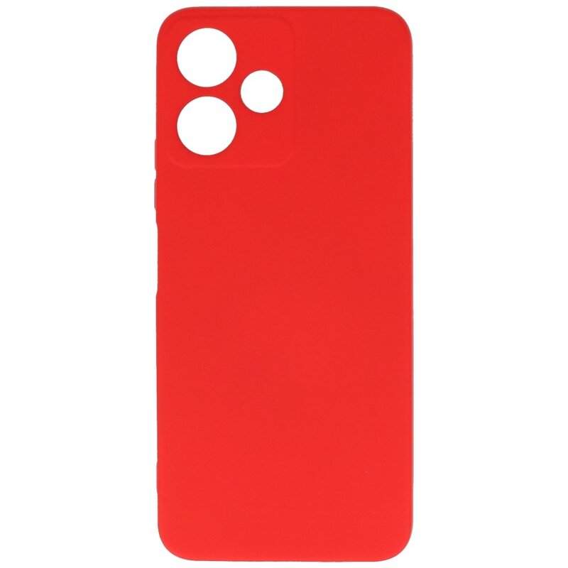 Custodia in TPU colore moda Xiaomi Redmi 12 - 12 5G Rosso