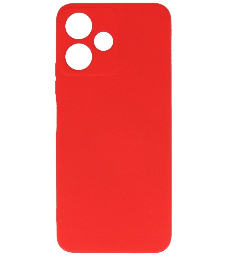 Fashion Color TPU-cover Xiaomi Redmi 12 - 12 5G Rød