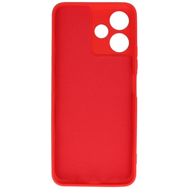 Custodia in TPU colore moda Xiaomi Redmi 12 - 12 5G Rosso