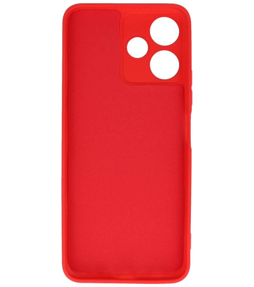 Custodia in TPU colore moda Xiaomi Redmi 12 - 12 5G Rosso
