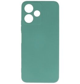 Fashion Color TPU Hoesje Xiaomi Redmi 12 - 12 5G Donker Groen