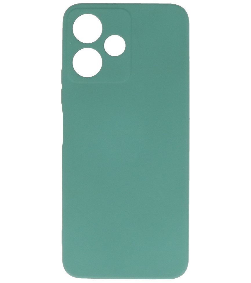 Fashion Color TPU Hülle Xiaomi Redmi 12 - 12 5G Dunkelgrün