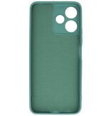 Fashion Color TPU Hoesje Xiaomi Redmi 12 - 12 5G Donker Groen