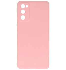 Custodia in TPU color moda spessa 2,0 mm per Samsung Galaxy S20 FE rosa