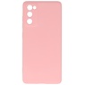 Custodia in TPU color moda spessa 2,0 mm per Samsung Galaxy S20 FE rosa