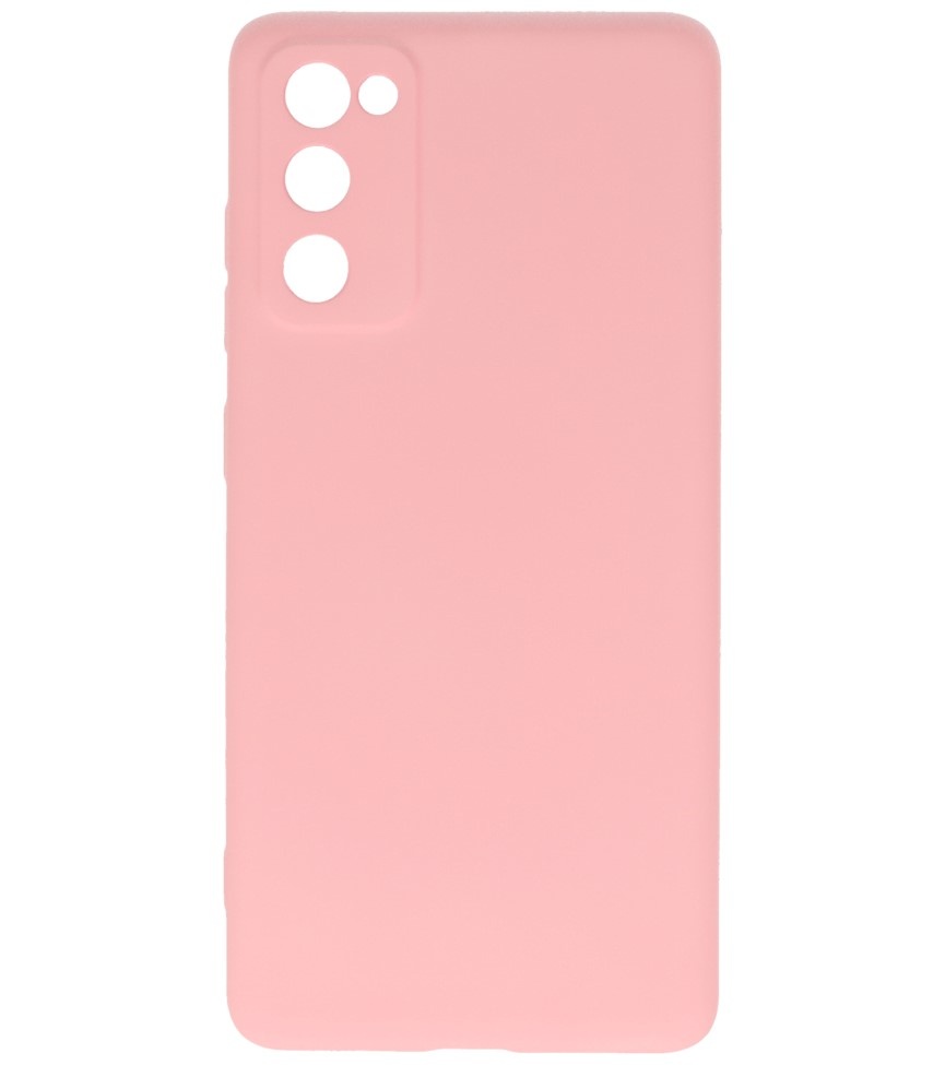 Funda De TPU De Color De Moda De 2,0 Mm De Grosor Para Samsung Galaxy S20 FE Rosa