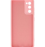 2.0mm Thick Fashion Color TPU Case for Samsung Galaxy S20 FE Pink