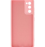 Coque TPU Couleur Mode Épaisseur 2,0 Mm Pour Samsung Galaxy S20 FE Rose