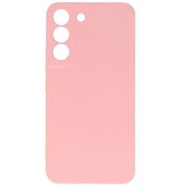 2.0mm Dikke Fashion Color TPU Hoesje Samsung Galaxy S22 Roze