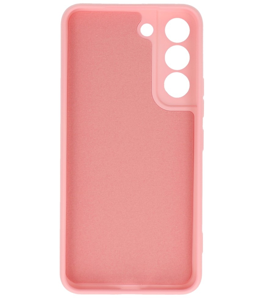 2.0mm Dikke Fashion Color TPU Hoesje voor Samsung Galaxy S22 Roze