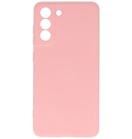 2.0mm Dikke Fashion Color TPU Hoesje Samsung Galaxy S21 FE Roze