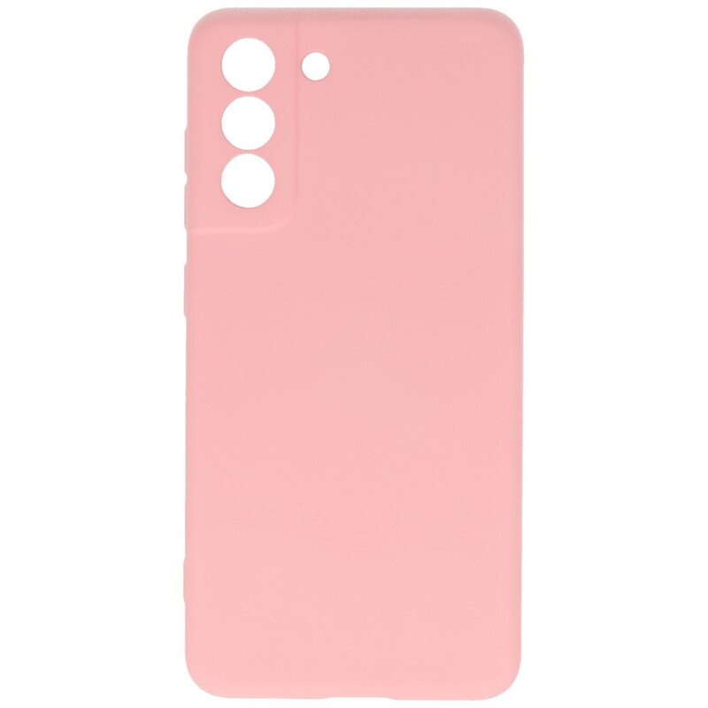 2,0 mm tykt modefarvet TPU-cover til Samsung Galaxy S21 FE Pink