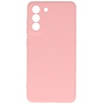 2.0mm Dikke Fashion Color TPU Hoesje Samsung Galaxy S21 FE Roze