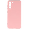 Coque en TPU couleur tendance de 2,0 mm d'épaisseur pour Samsung Galaxy S21 FE rose