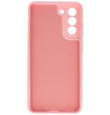 2,0 mm tykt modefarvet TPU-cover til Samsung Galaxy S21 FE Pink