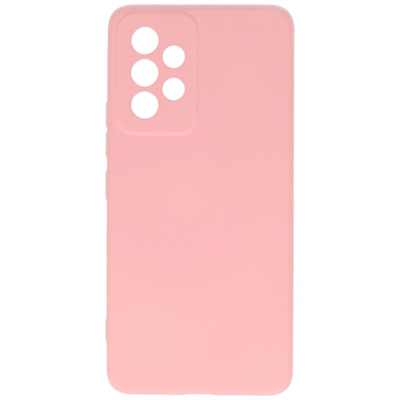 Funda De TPU De Color De Moda De 2.0 Mm Para Samsung Galaxy A53 5G Rosa