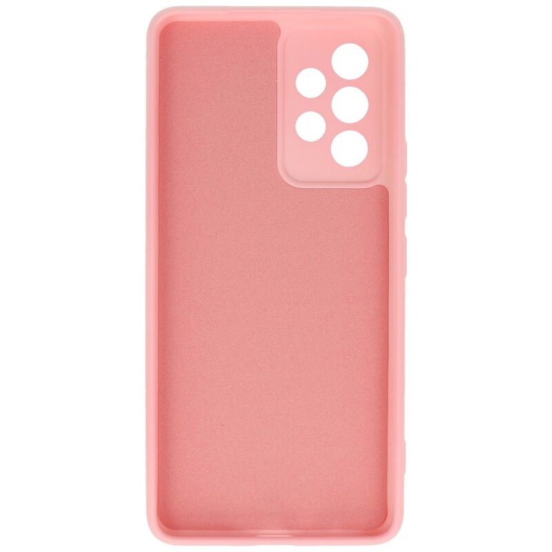 Funda De TPU De Color De Moda De 2.0 Mm Para Samsung Galaxy A53 5G Rosa