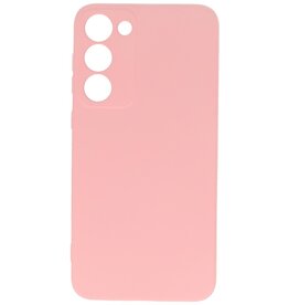 Coque en TPU couleur tendance pour Samsung Galaxy S23 Plus, rose