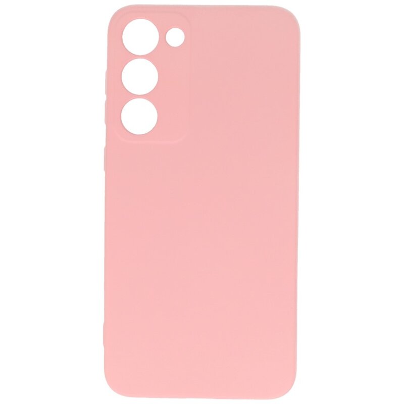 Fashion Color TPU-cover Samsung Galaxy S23 Plus Pink
