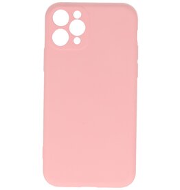 Funda de TPU de color de moda de 2,0 mm para iPhone 11 Pro Rosa