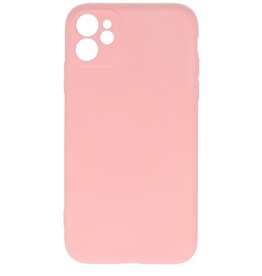 Funda de TPU de color de moda de 2,0 mm para iPhone 11 Rosa