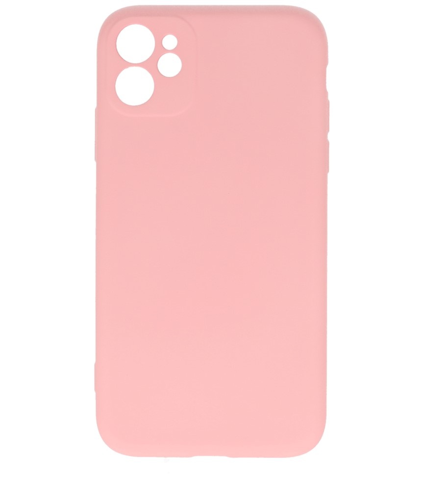 Custodia in TPU color moda da 2,0 mm per iPhone 11 rosa