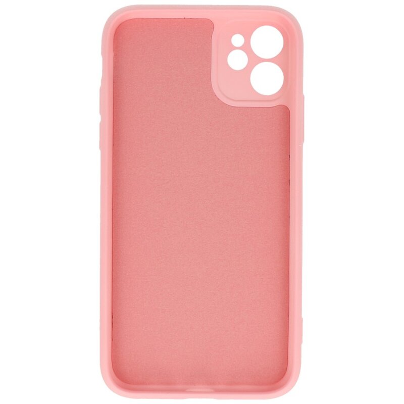 Funda de TPU de color de moda de 2,0 mm para iPhone 11 Rosa