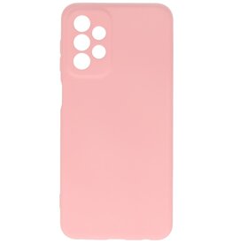 Coque en TPU couleur tendance pour Samsung Galaxy A23 rose