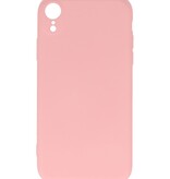 2.0mm Fashion Color TPU Case for iPhone XR Pink