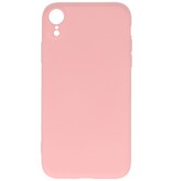 2.0mm Fashion Color TPU Case for iPhone XR Pink