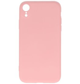 2,0 mm Fashion Color TPU-cover til iPhone XR Pink