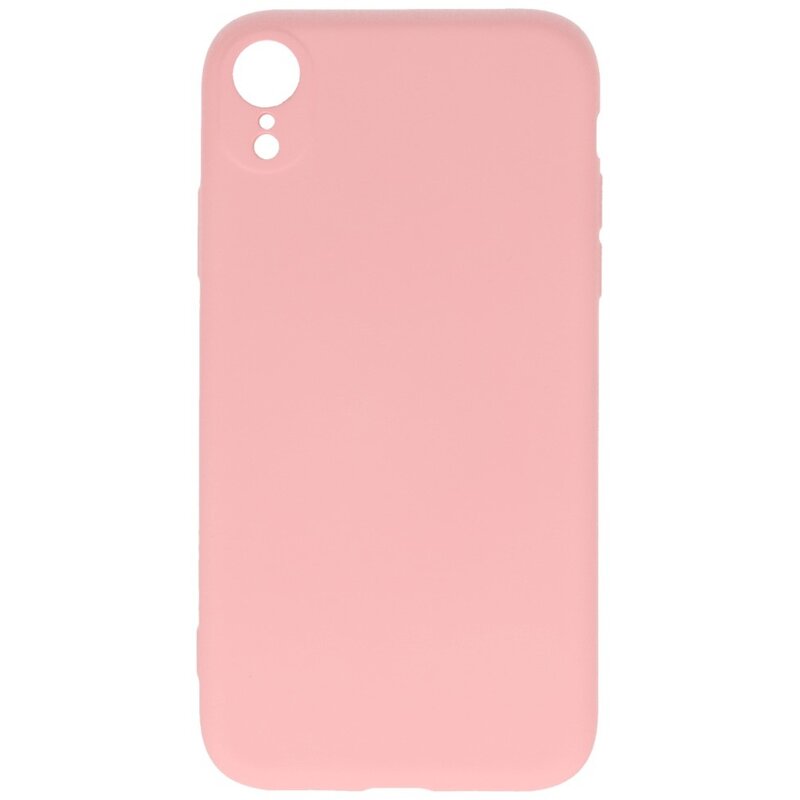 2.0mm Fashion Color TPU Case for iPhone XR Pink